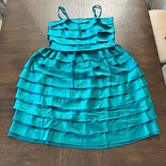✨ Lucy Paris Teal Ruffle Mini DressNWT ✨